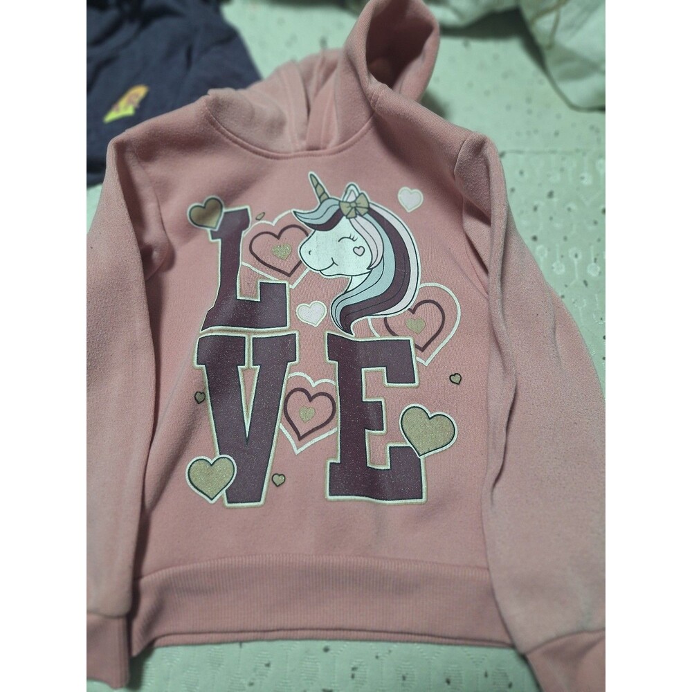 Girls size 6 unicorn hoodie